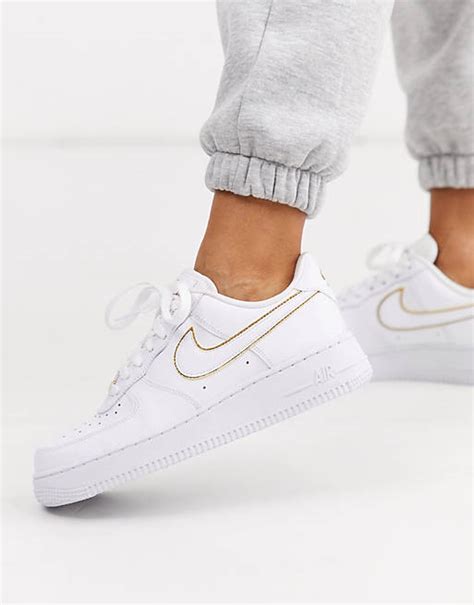 nike air force 1 dames wit goud|Nike Air Force 1 nederland.